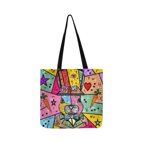 Bunny Popart by Nico Bielow Reusable Shopping Bag Model 1660 (Two sides)