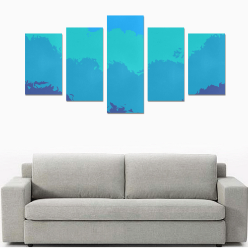 Ocean Deep Canvas Print Sets C (No Frame)