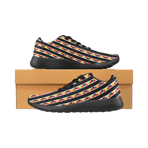 Kente Stripes Women’s Running Shoes (Model 020)
