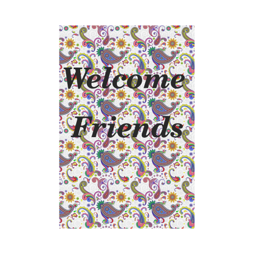 Bright paisley Garden Flag 12‘’x18‘’（Without Flagpole）