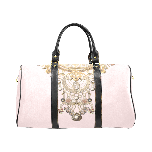jewels pink New Waterproof Travel Bag/Large (Model 1639)