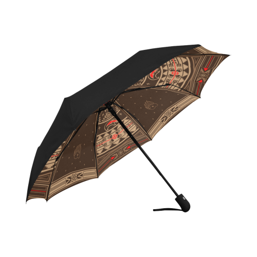 Bear Spirit Brown Anti-UV Auto-Foldable Umbrella (Underside Printing) (U06)