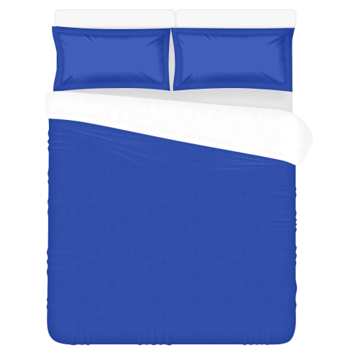 color Egyptian blue 3-Piece Bedding Set