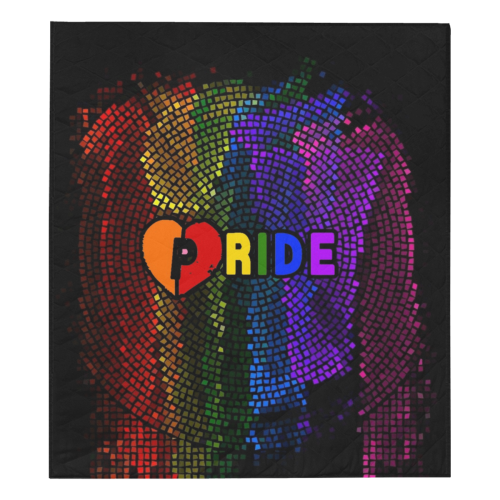 Pride 2019 by Nico Bielow Quilt 70"x80"