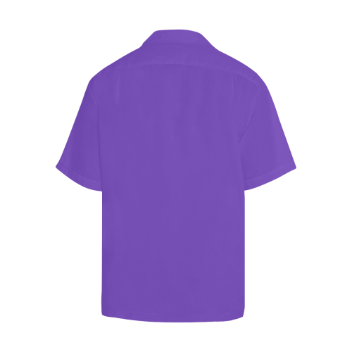 Purple Passion Solid Colored Hawaiian Shirt (Model T58)