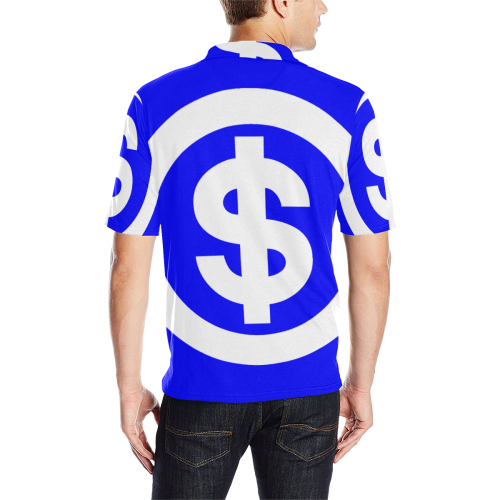 DOLLAR SIGNS 2 Men's All Over Print Polo Shirt (Model T55)
