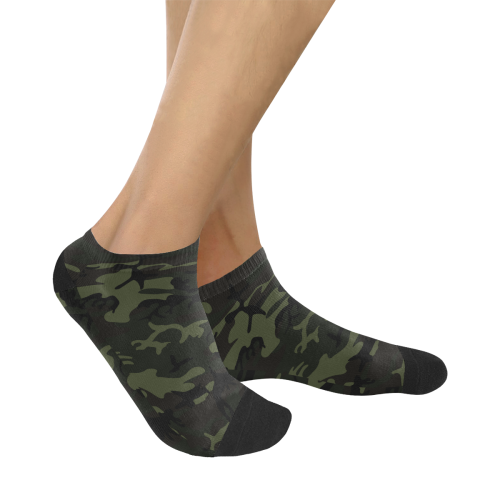 Camo Green Women's Ankle Socks