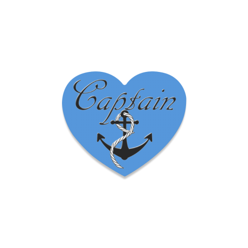 For the Captain / Blue Heart Coaster