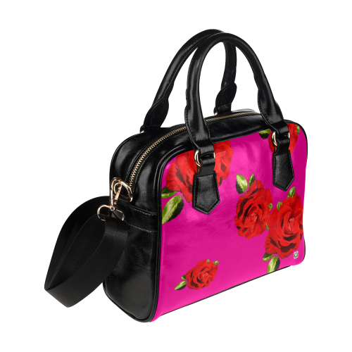Fairlings Delight's Floral Luxury Collection- Red Rose Shoulder Handbag 53086h5 Shoulder Handbag (Model 1634)