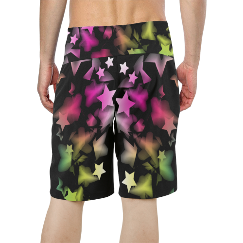 StarBoardShorts Men's All Over Print Board Shorts (Model L16)