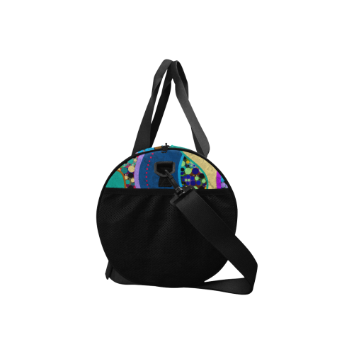 Abstract Pattern Mix - Dots And Colors 1 Duffle Bag (Model 1679)