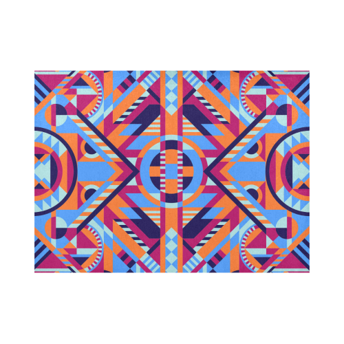 Modern Geometric Pattern Placemat 14’’ x 19’’ (Two Pieces)