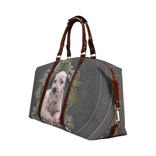 Cute dalmatian Classic Travel Bag (Model 1643) Remake