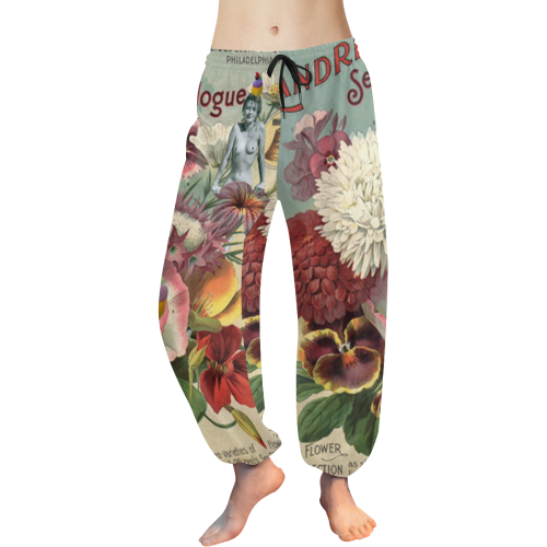 Garden Surprise Women's All Over Print Harem Pants (Model L18)