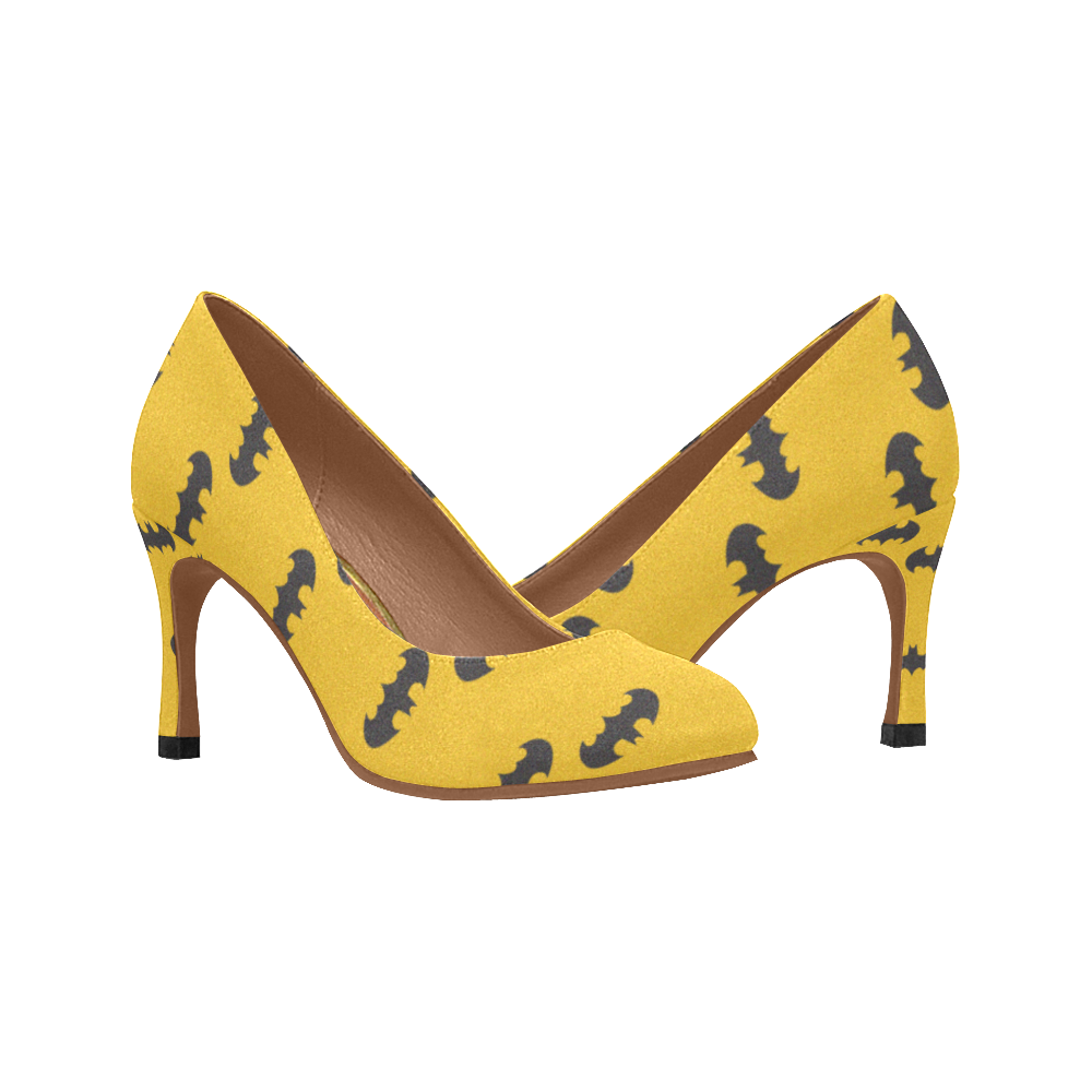 yellow womens dress shoes