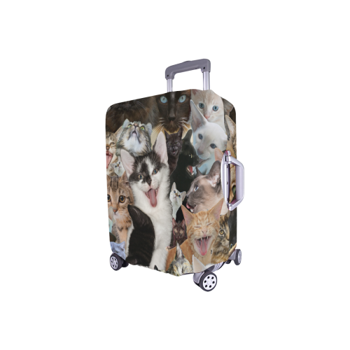 Crazy Kitten Show Luggage Cover/Small 18"-21"