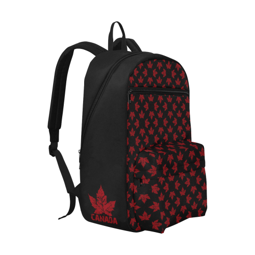 Cool Canada Backpacks Retro Black Large Capacity Travel Backpack (Model 1691)