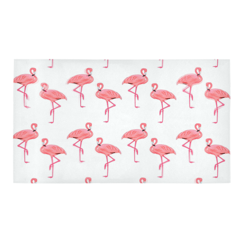 Classic Pink Flamingos Pattern Bath Rug 16''x 28''