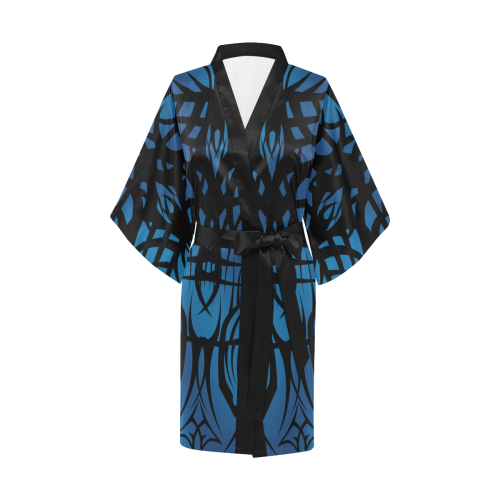 Blue Tribal Kimono Robe Kimono Robe