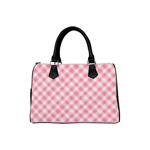 pink pattern Boston Handbag (Model 1621)