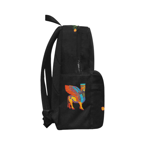 Colorful Lamassu Unisex Classic Backpack (Model 1673)