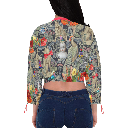 And Another Thing Cropped Chiffon Jacket for Women (Model H30)