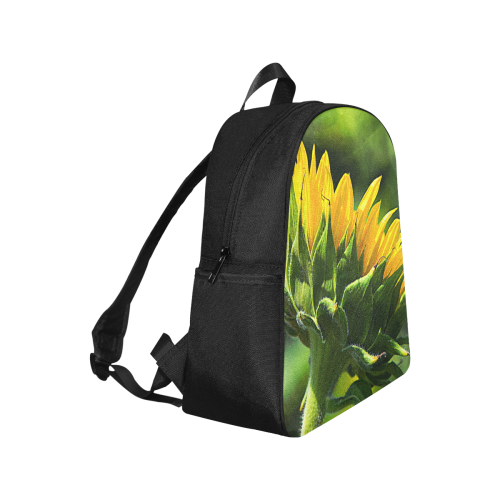 Sunflower New Beginnings Multi-Pocket Fabric Backpack (Model 1684)