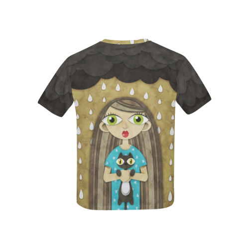 We Love Rain Kids' All Over Print T-shirt (USA Size) (Model T40)
