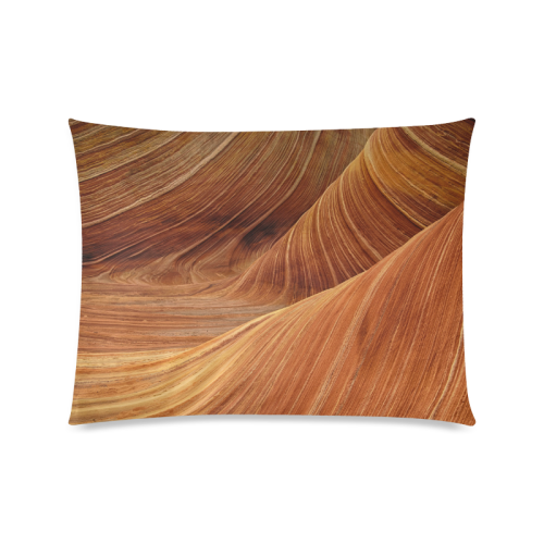 Sandstone Custom Zippered Pillow Case 20"x26"(Twin Sides)