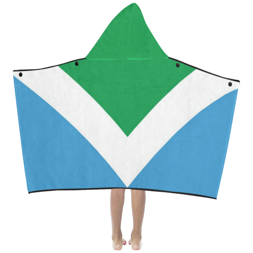 Vegan Flag Kids' Hooded Bath Towels