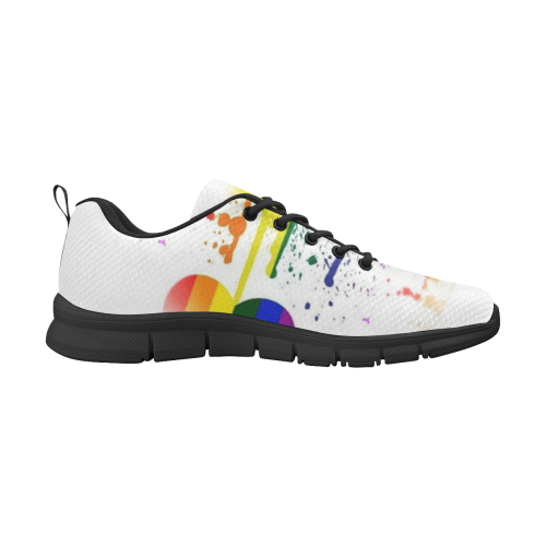 Love is Love by Nico Bielow Men's Breathable Running Shoes (Model 055)