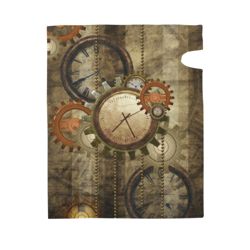 Steampunk, wonderful noble desig, clocks and gears Mailbox Cover