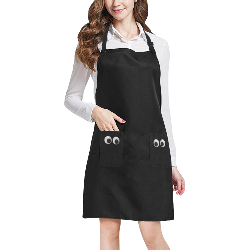 Funny Googly Eyes All Over Print Apron