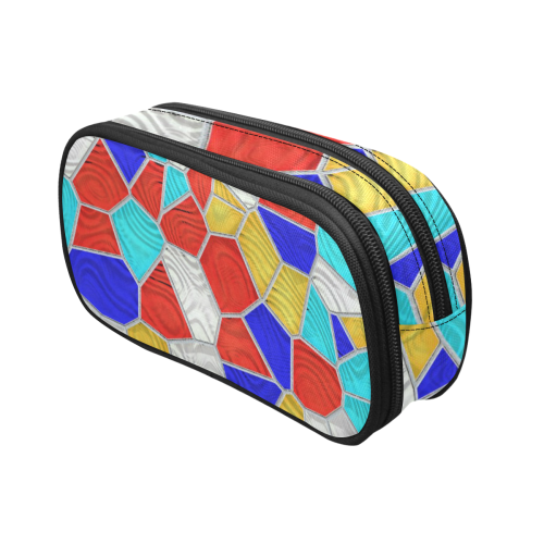 Mosaic Linda 4B by JamColors Pencil Pouch/Large (Model 1680)