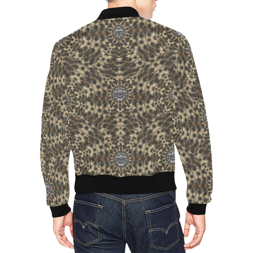 I am big cat with sweet catpaws decorative All Over Print Bomber Jacket for Men/Large Size (Model H19)