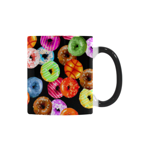 Colorful Yummy DONUTS pattern Custom Morphing Mug (11oz)