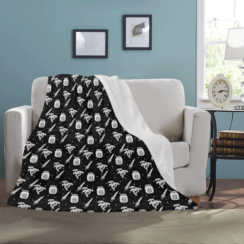 Witchcraft And Mushrooms Ultra-Soft Micro Fleece Blanket 50"x60"