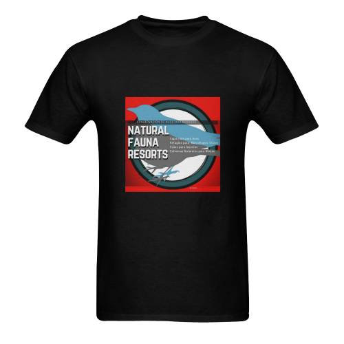 RED 5000X5000 Men's T-Shirt in USA Size (Two Sides Printing)