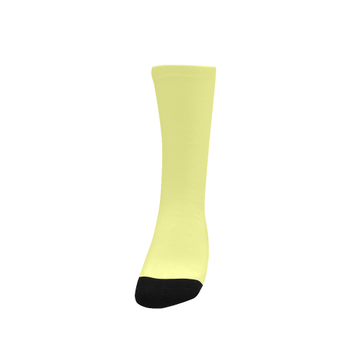 color canary yellow Women's Custom Socks