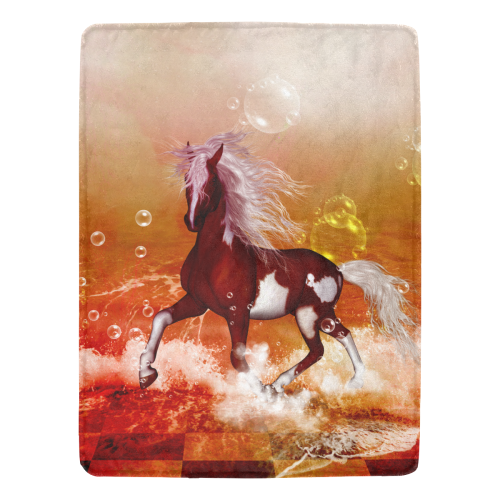 The wild horse Ultra-Soft Micro Fleece Blanket 60"x80"