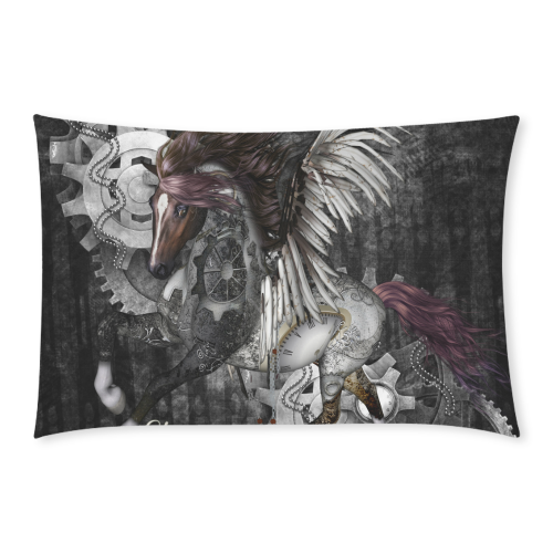 Aweswome steampunk horse with wings 3-Piece Bedding Set