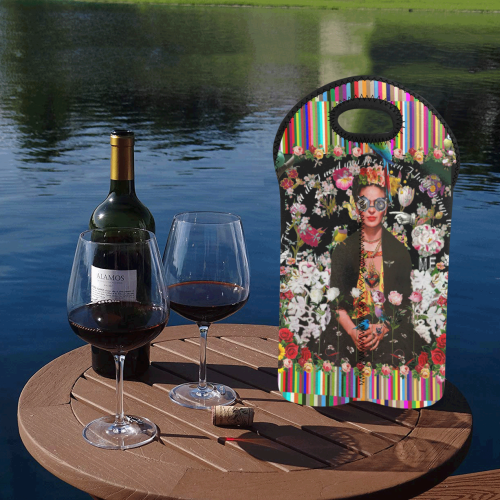 Frida Incognito 2-Bottle Neoprene Wine Bag