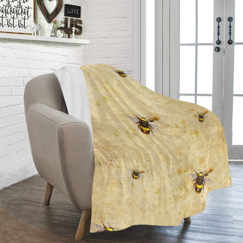 Daisy's Bees Ultra-Soft Micro Fleece Blanket 50"x60"
