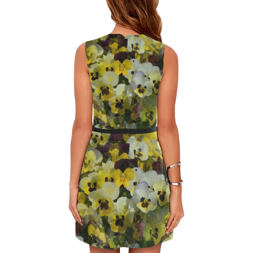 Viola Summer Dress Eos Women's Sleeveless Dress (Model D01)
