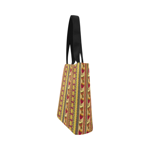 Traditional Africa Border Wallpaper Pattern 4 Canvas Tote Bag (Model 1657)