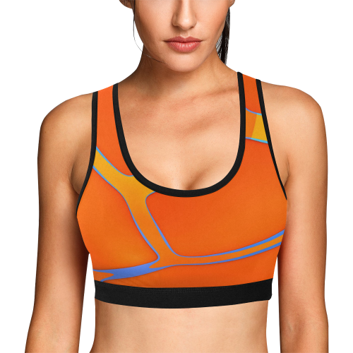 Nothing Rhymes With Orange Women's All Over Print Sports Bra (Model T52)