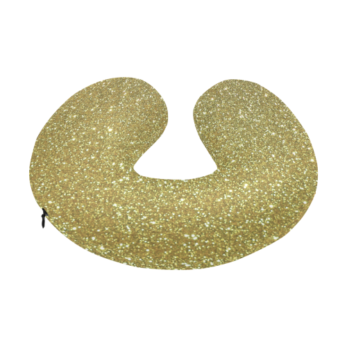 "gold glitter" U-Shape Travel Pillow