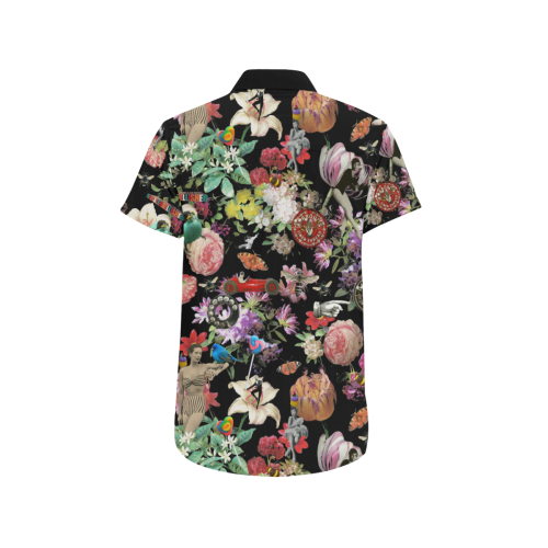 Garden Party Men's All Over Print Short Sleeve Shirt/Large Size (Model T53)