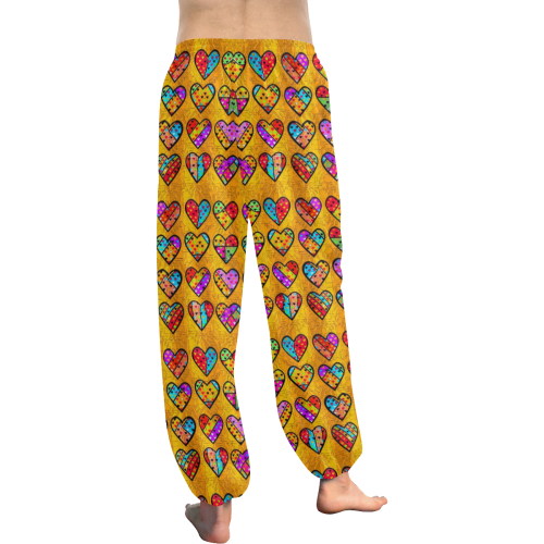 Love Popart by Nico Bielow Women's All Over Print Harem Pants (Model L18)