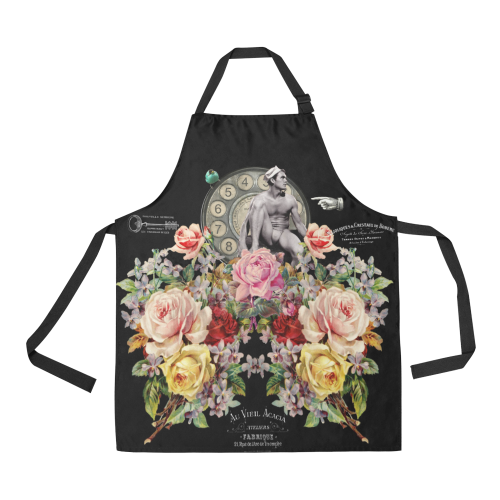 Nuit des Roses Revisited for Him All Over Print Apron